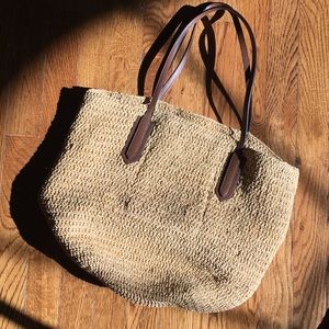 JCREW Straw shoulder bag